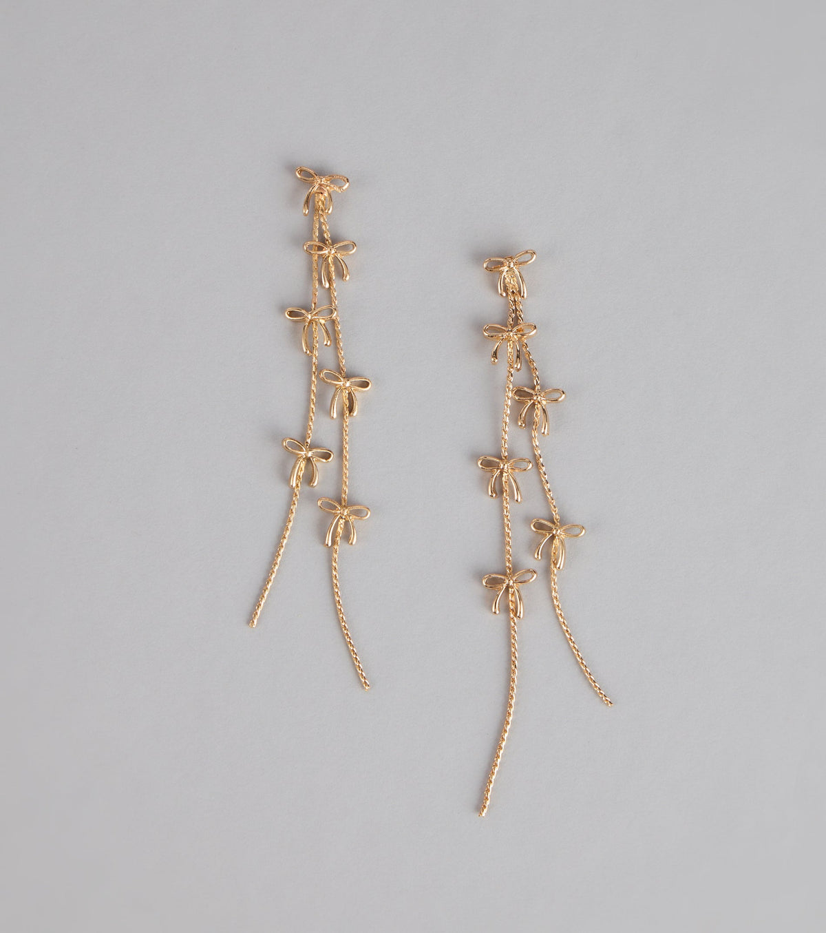 Tied Up Sparkle Fringe Earrings
