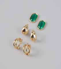 Mix It Up Three-Pack Earrings Set