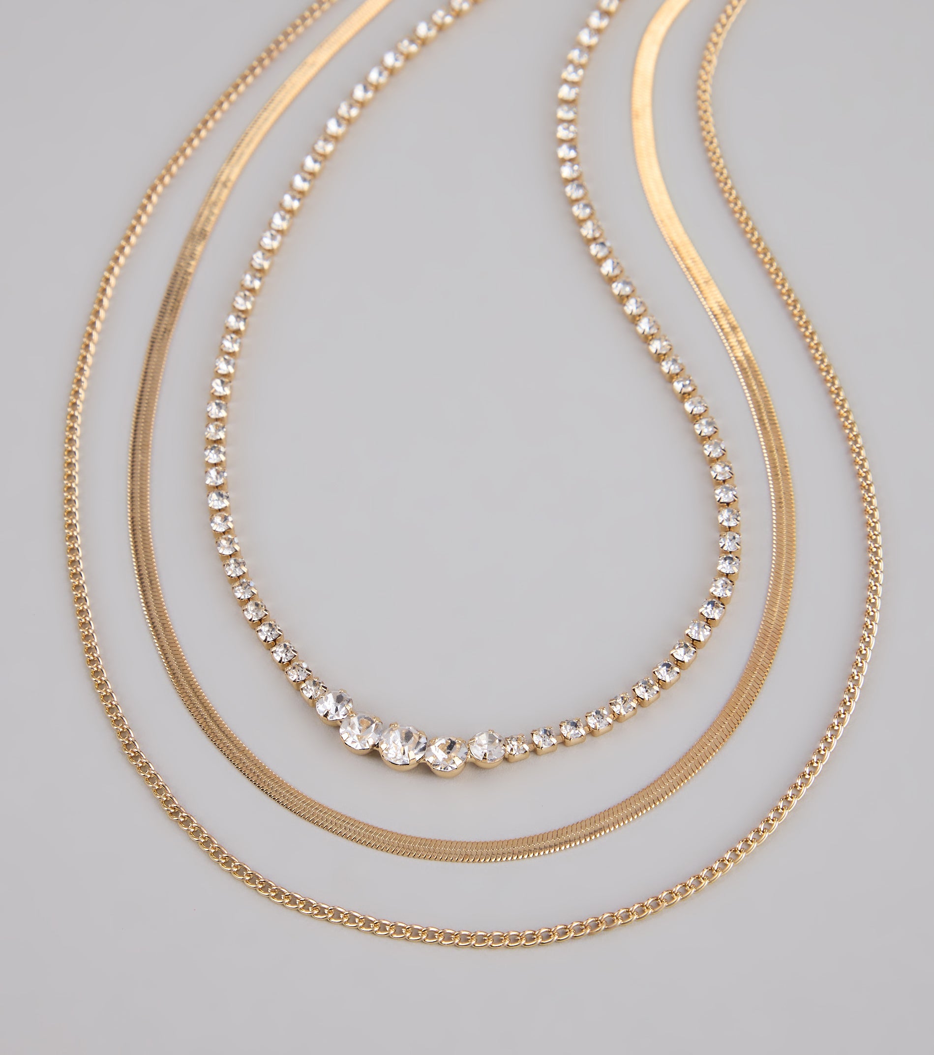 Keep It Sparkling Layered Necklace Set