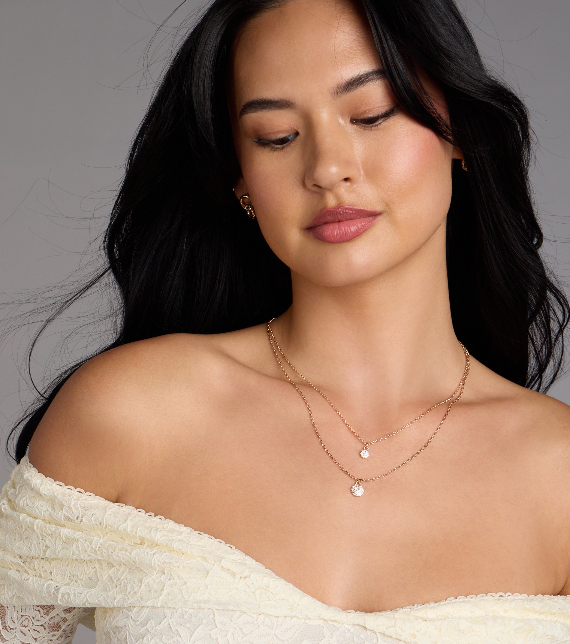 Double The Sparkle Layered Necklace