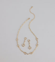 Everyday Luxe Necklace And Earrings Set