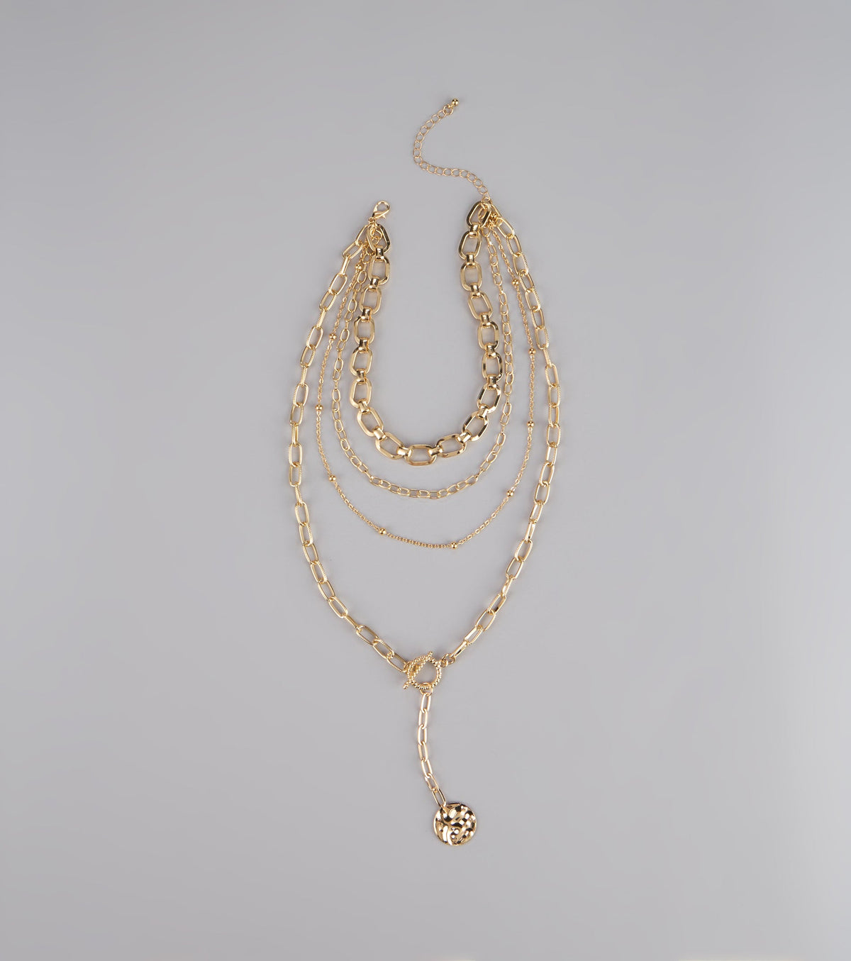 Golden Hour Drop Chain Necklace
