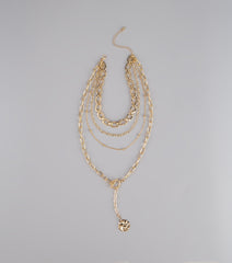 Golden Hour Drop Chain Necklace