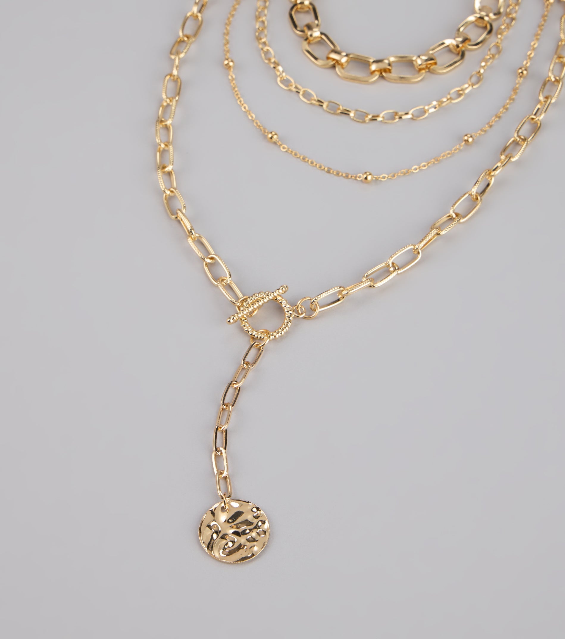 Golden Hour Drop Chain Necklace