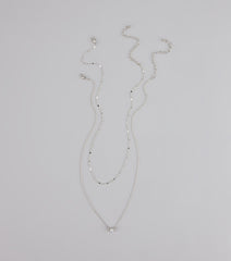 Effortless Shine Cubic Zirconia Layered Necklace Set