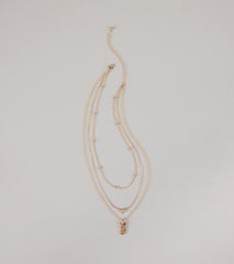 Make A Wish 11:11 Layered Chain Necklace