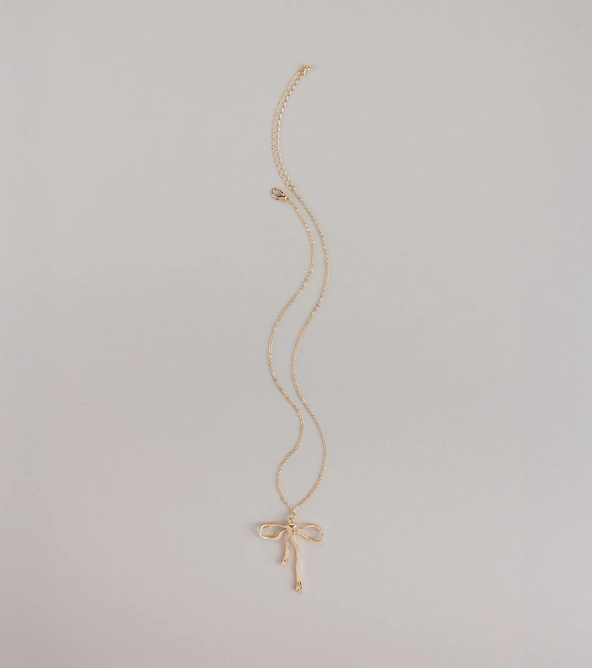 Put a Bow on It Chain Necklace