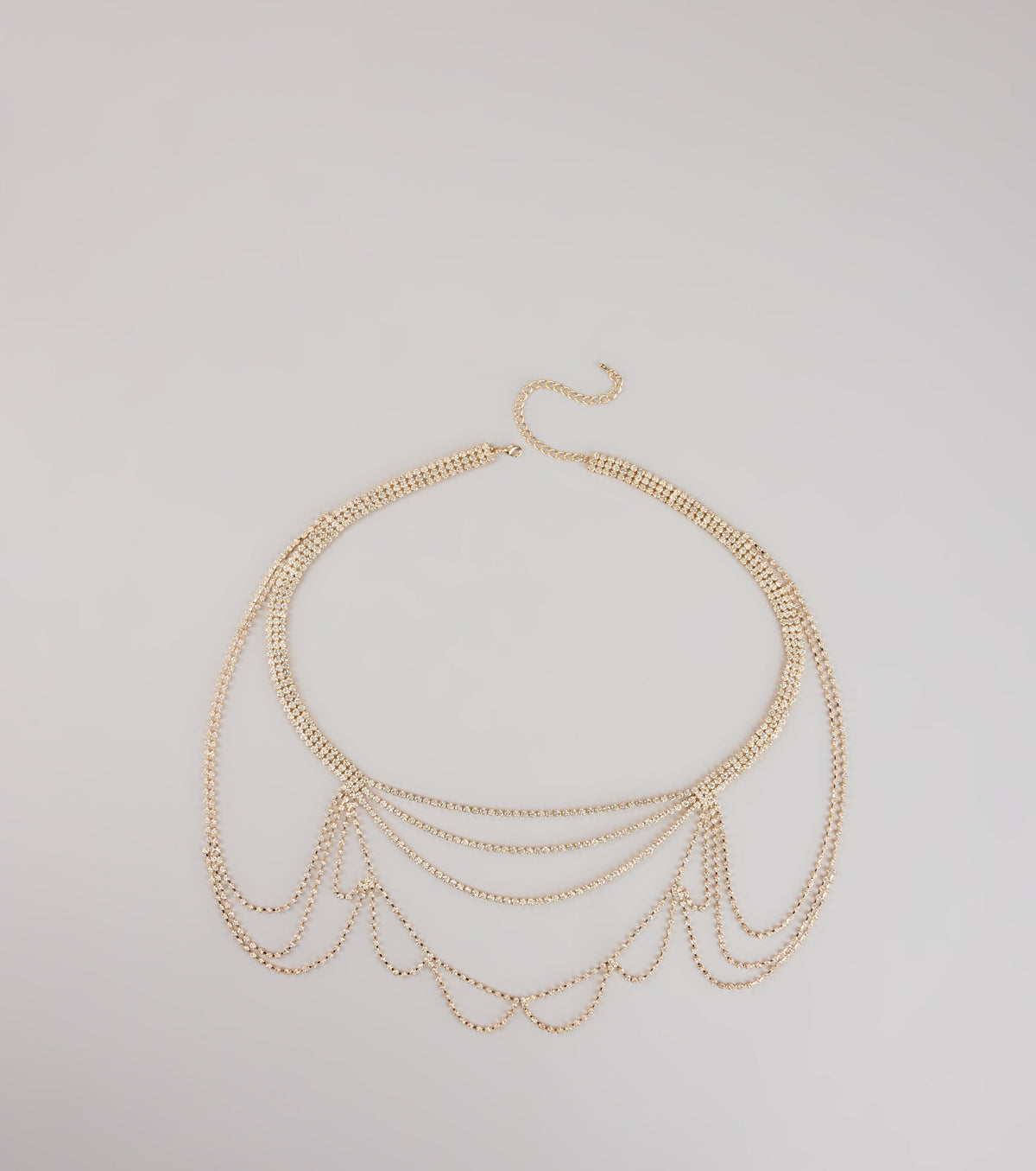 Starfall Rhinestone Body Chain