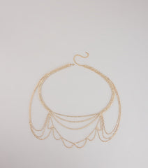 Starfall Rhinestone Body Chain