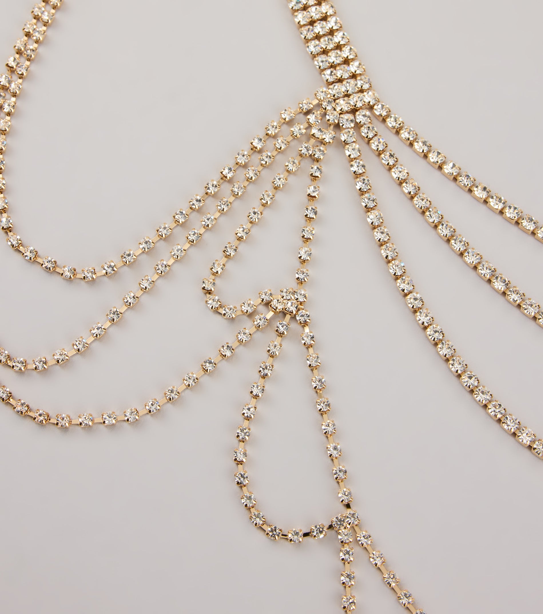 Starfall Rhinestone Body Chain