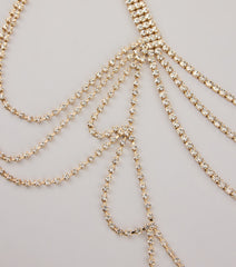 Starfall Rhinestone Body Chain