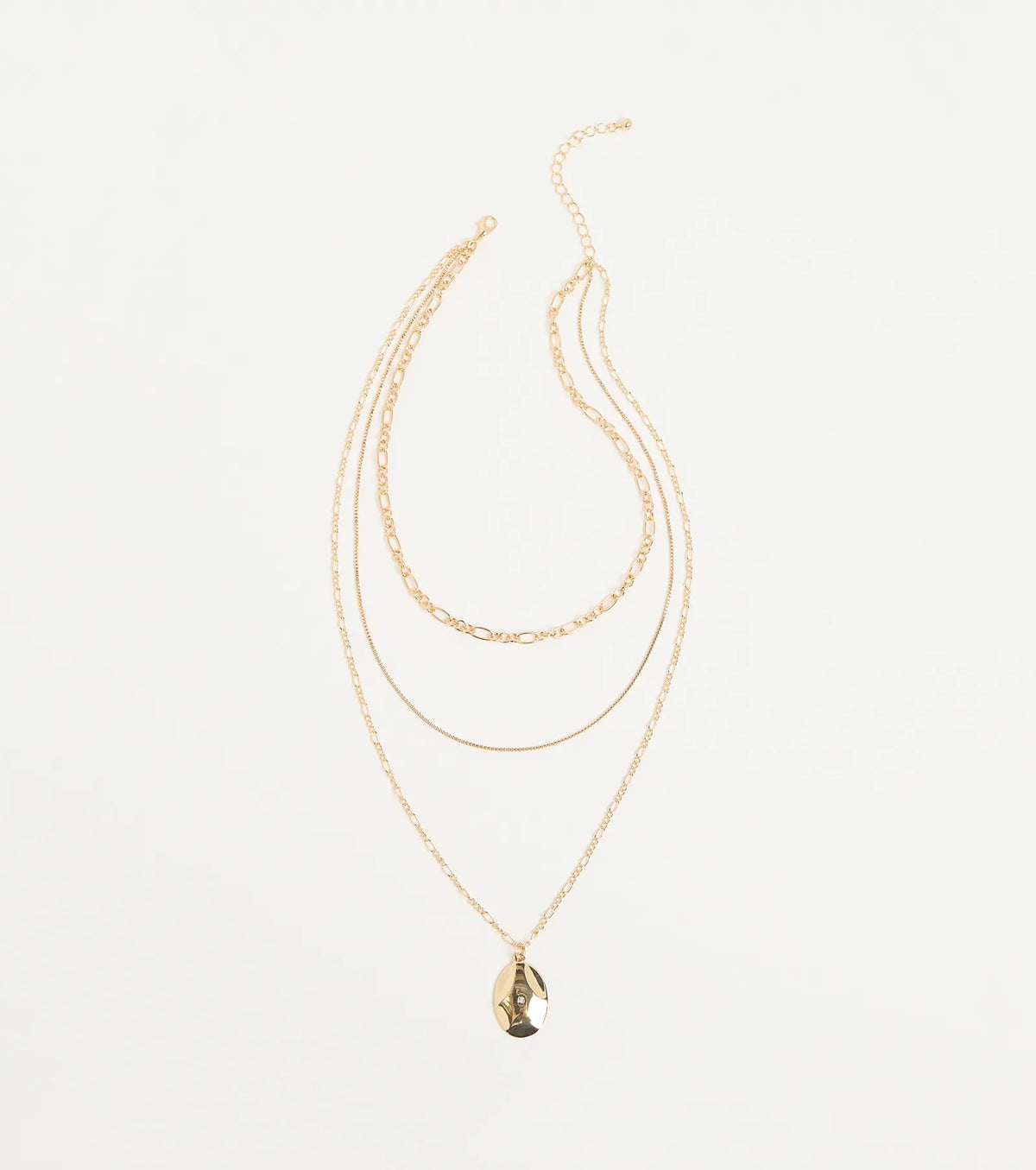 Charmed Trio Layered Pendant Necklace