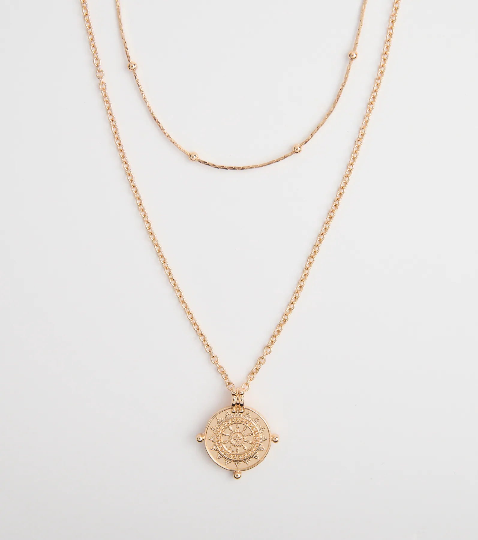 Find Your Spark Compass Pendant Necklace Set