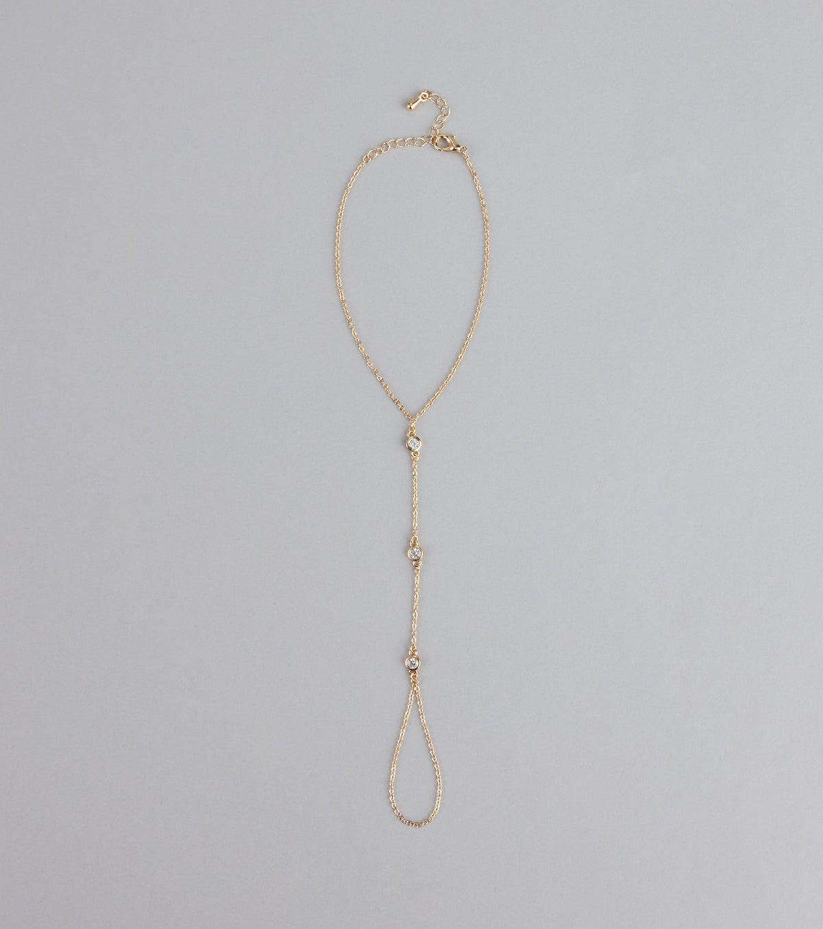 Glow Getter Rhinestone Hand Chain