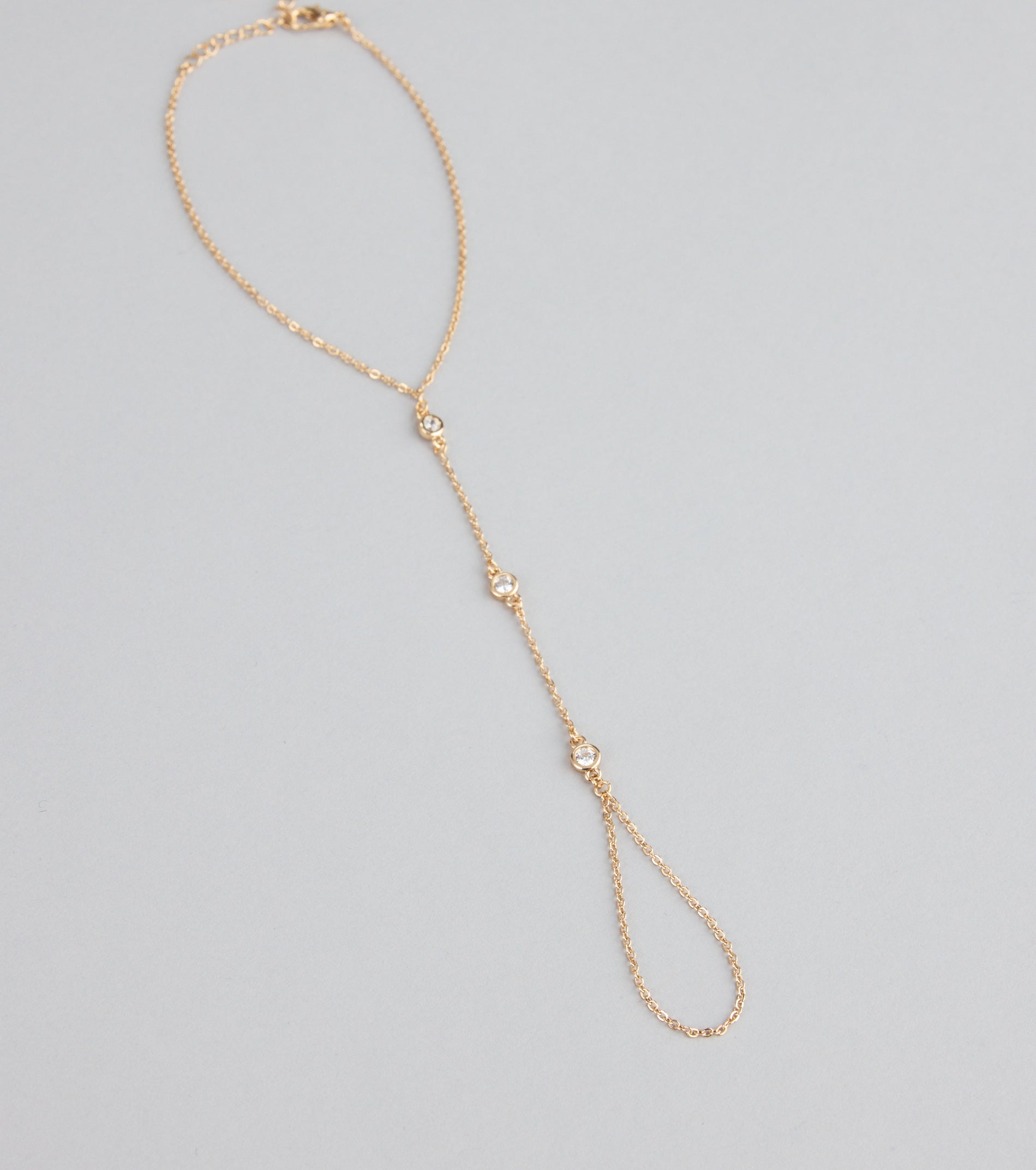 Glow Getter Rhinestone Hand Chain