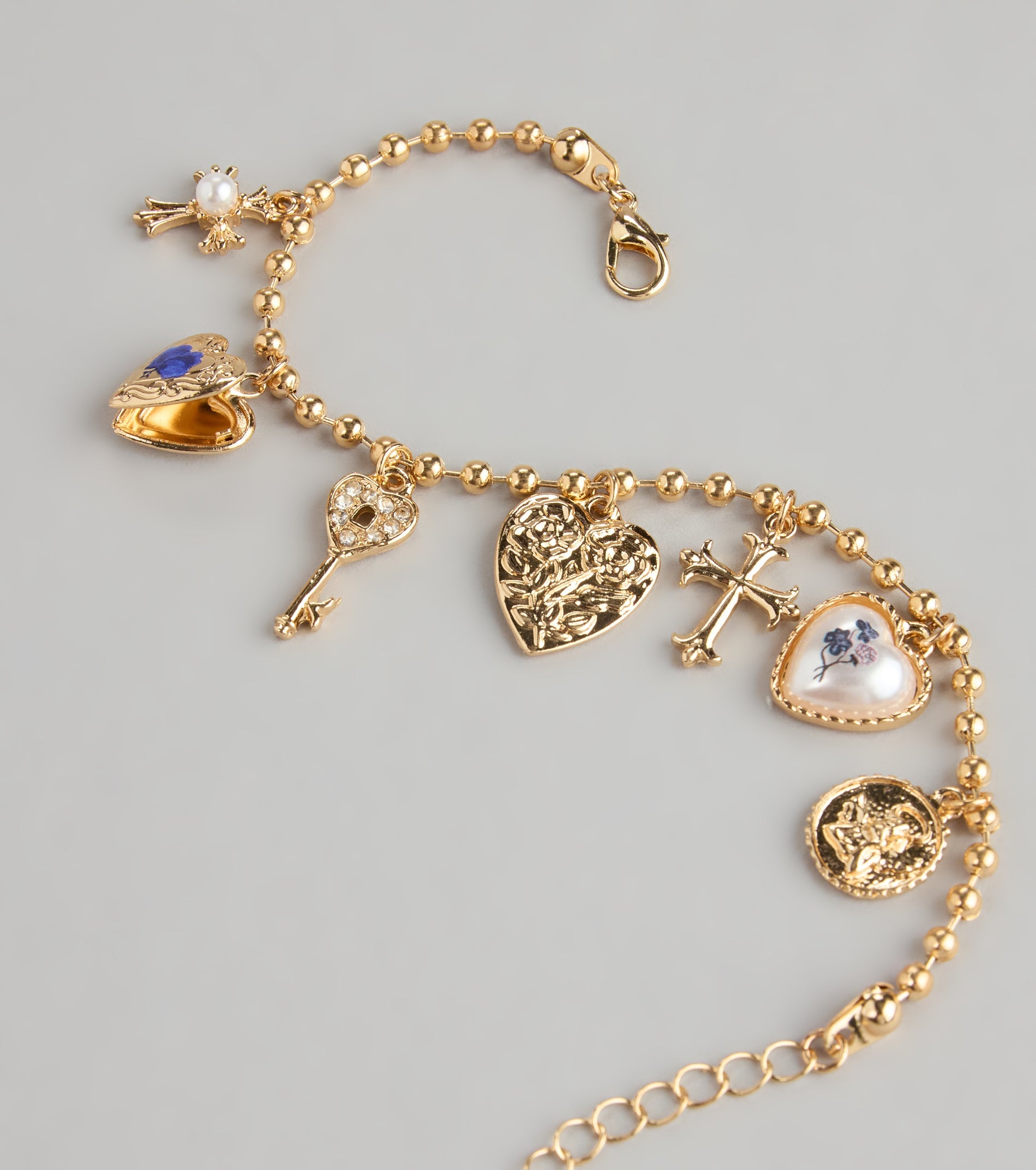 Forever Yours Vintage Charm Bracelet