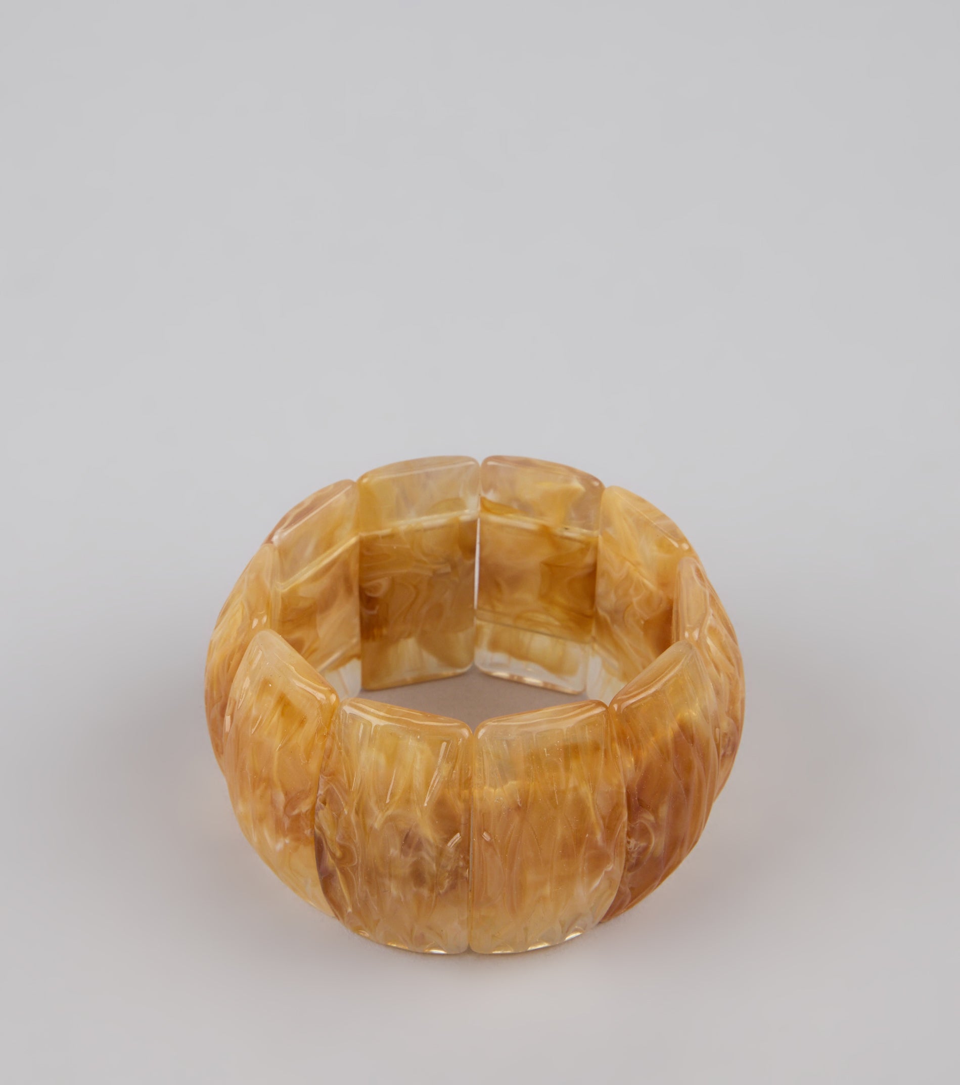 Stack It Up Resin Stretch Bracelet
