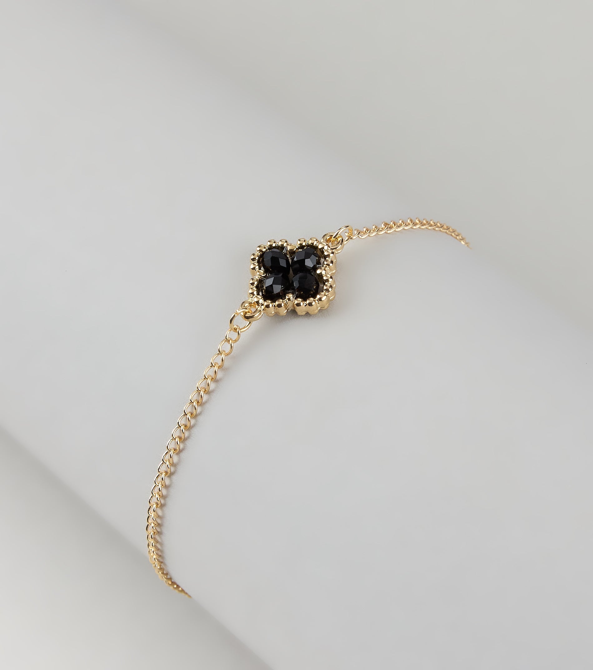 Charmed Life Beaded Clover Bracelet