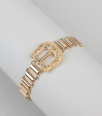 Cowgirl Chic Western Buckle Bracelet