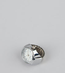 Clocked In Cute Watch Ring