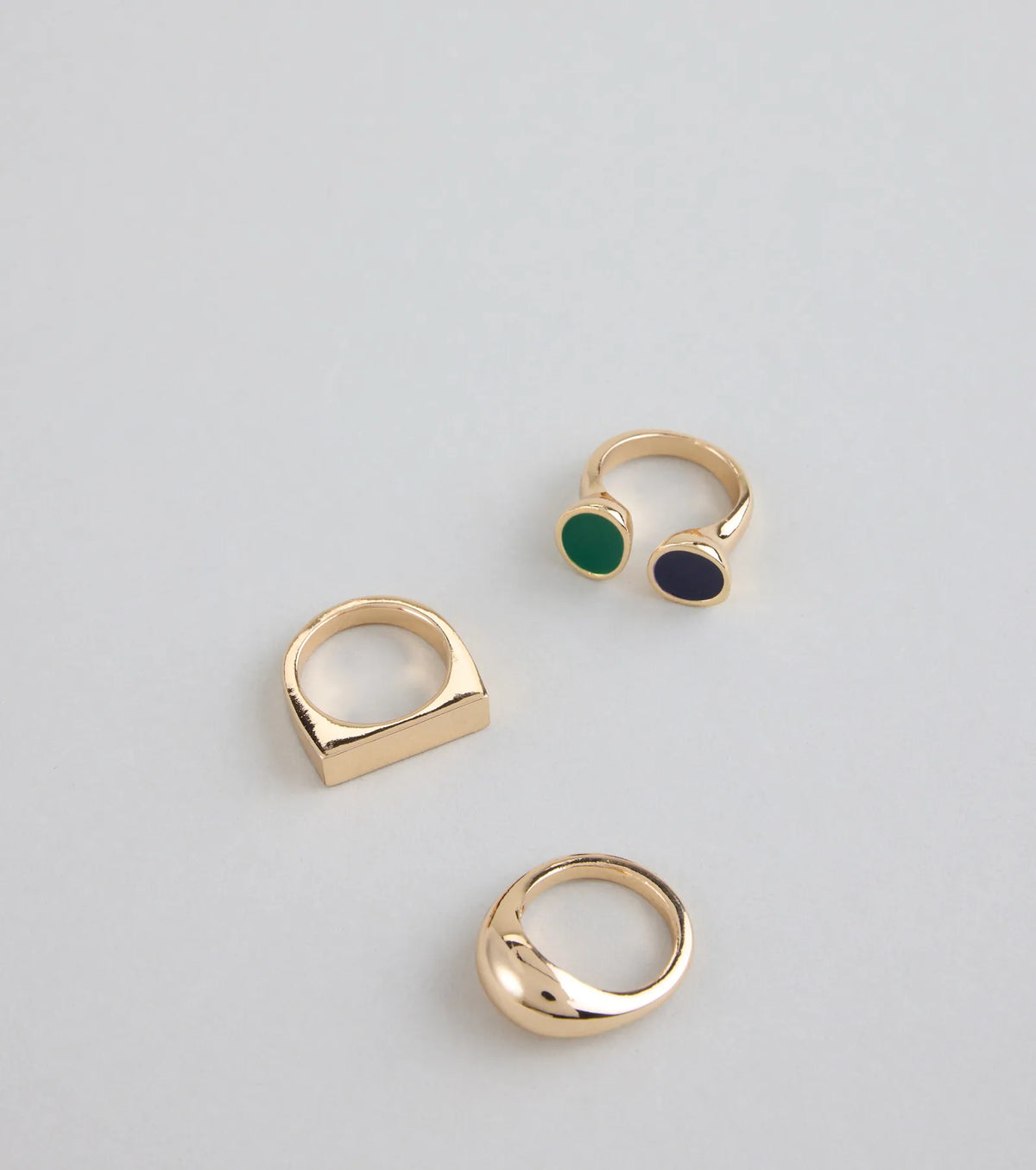 Ring Leader Energy Mixed Metal Ring Set
