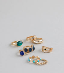 Stack Your Shine Eight-Pack Ring Set