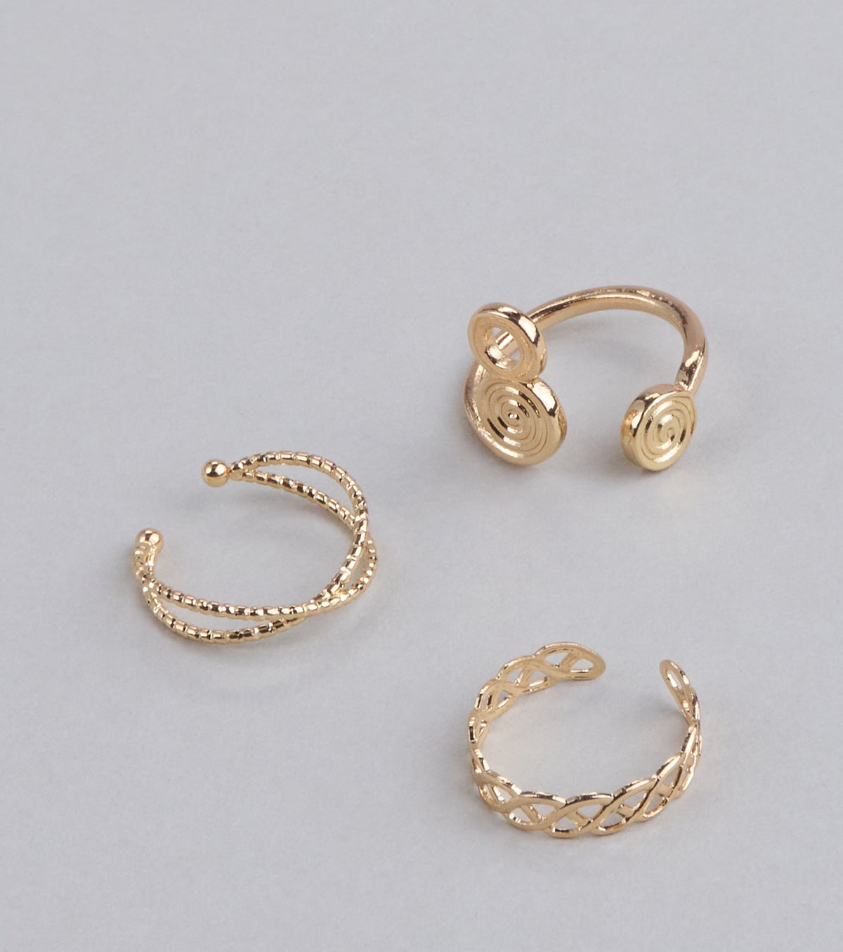 Golden Hour Glow Toe Ring Set