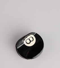 Lucky Shot 8 Ball Hair Clip