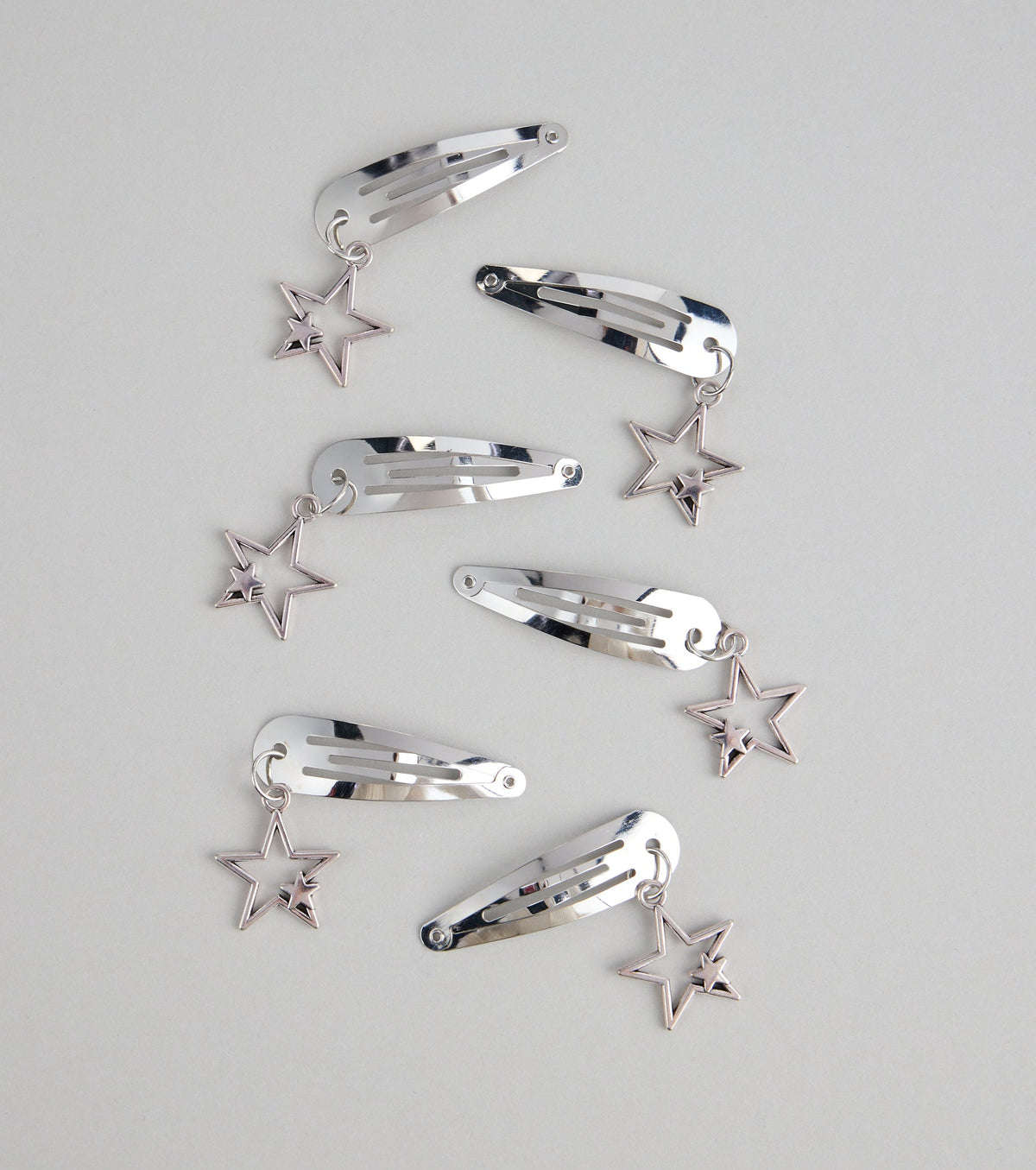 Cosmic Charm Star Six-Pack Barrettes
