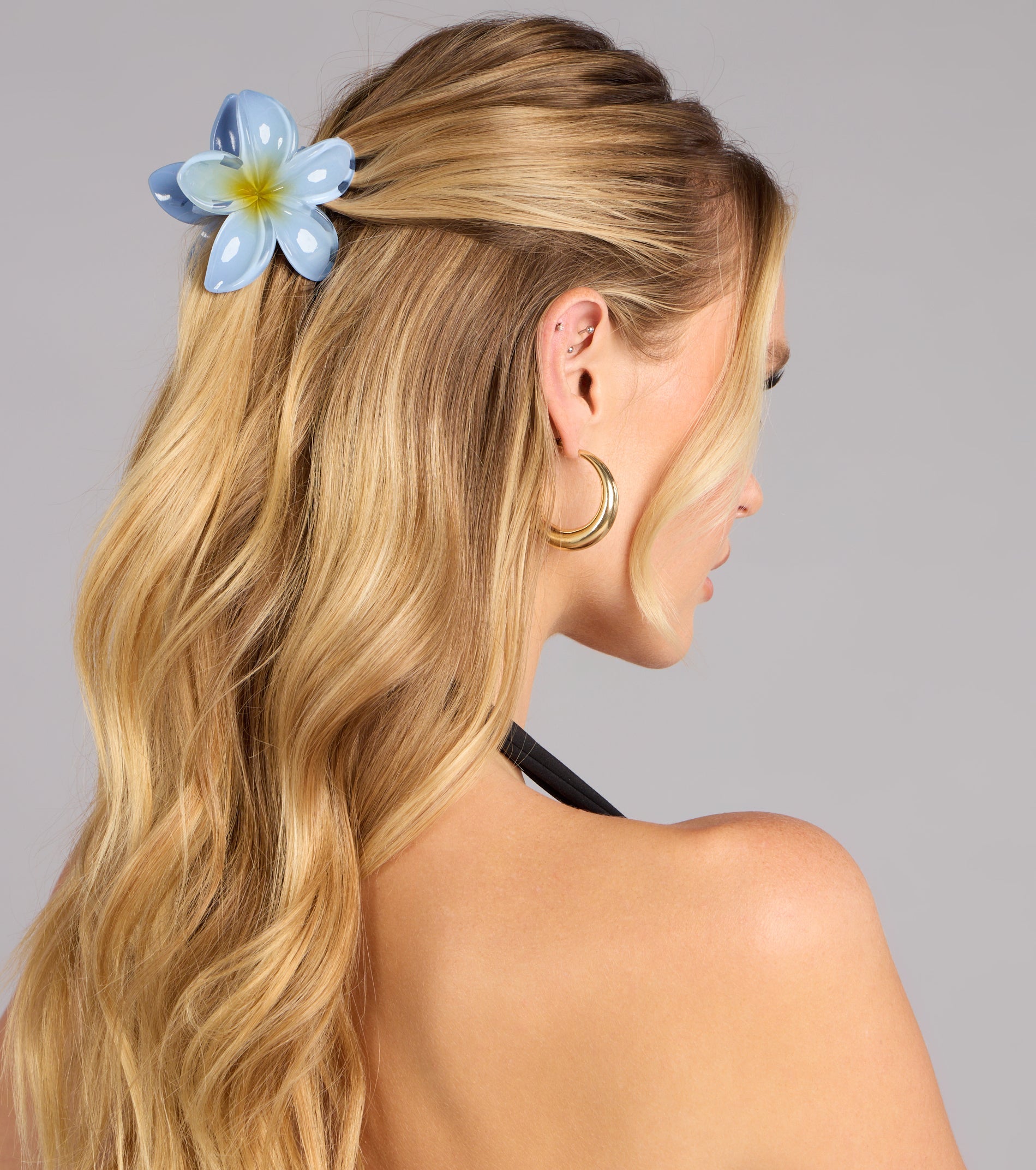 Beachy Blossom Three-Pack Hair Clip Set