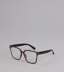 Stay Sharp Square Blue Light Glasses