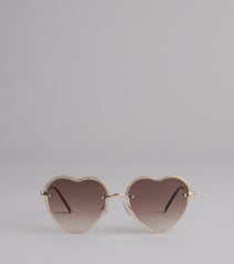 Heartbreaker Status Rhinestone Sunglasses