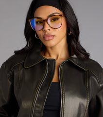 Smart Move Round Blue Light Glasses