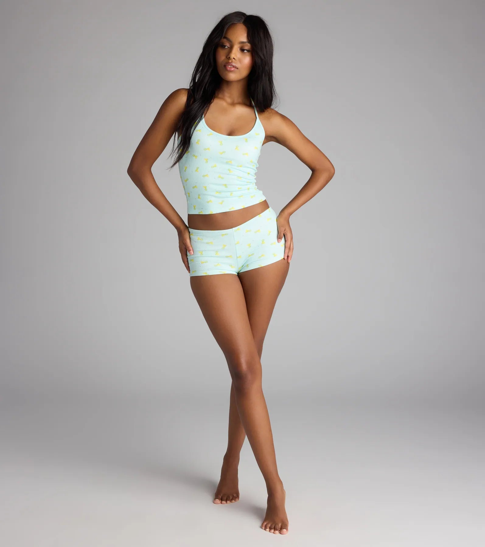 Sippin’ Pretty Margarita Print Pajama Shorts