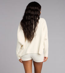 Fall Mornings Chenille Knit Cardigan