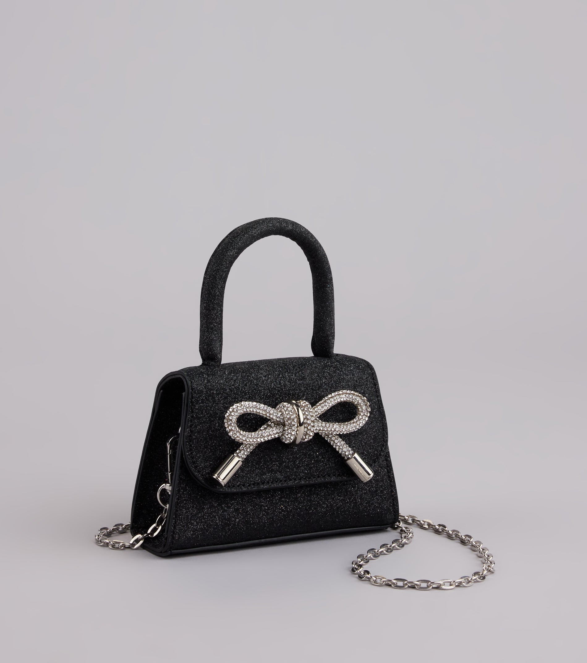 Tie It Together Glitter Mini Bag