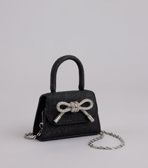 Tie It Together Glitter Mini Bag