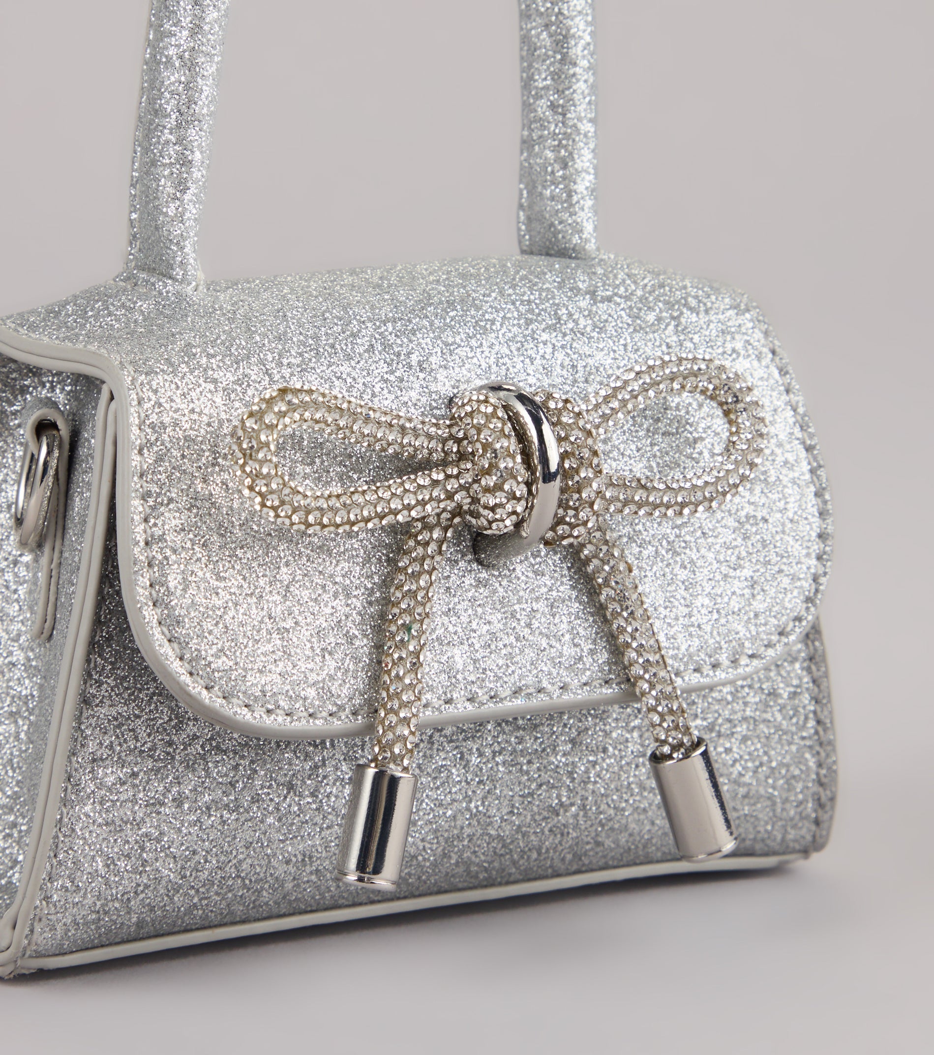 Tie It Together Glitter Mini Bag