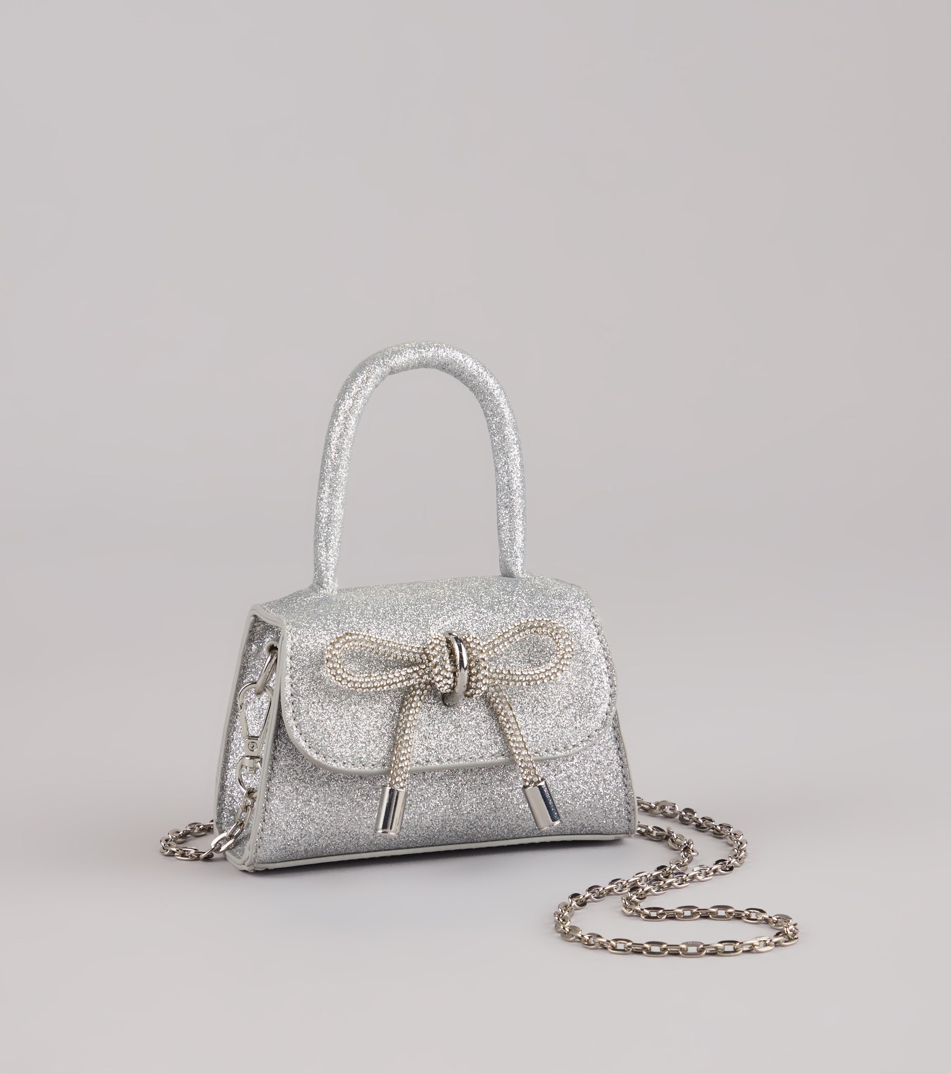 Tie It Together Glitter Mini Bag