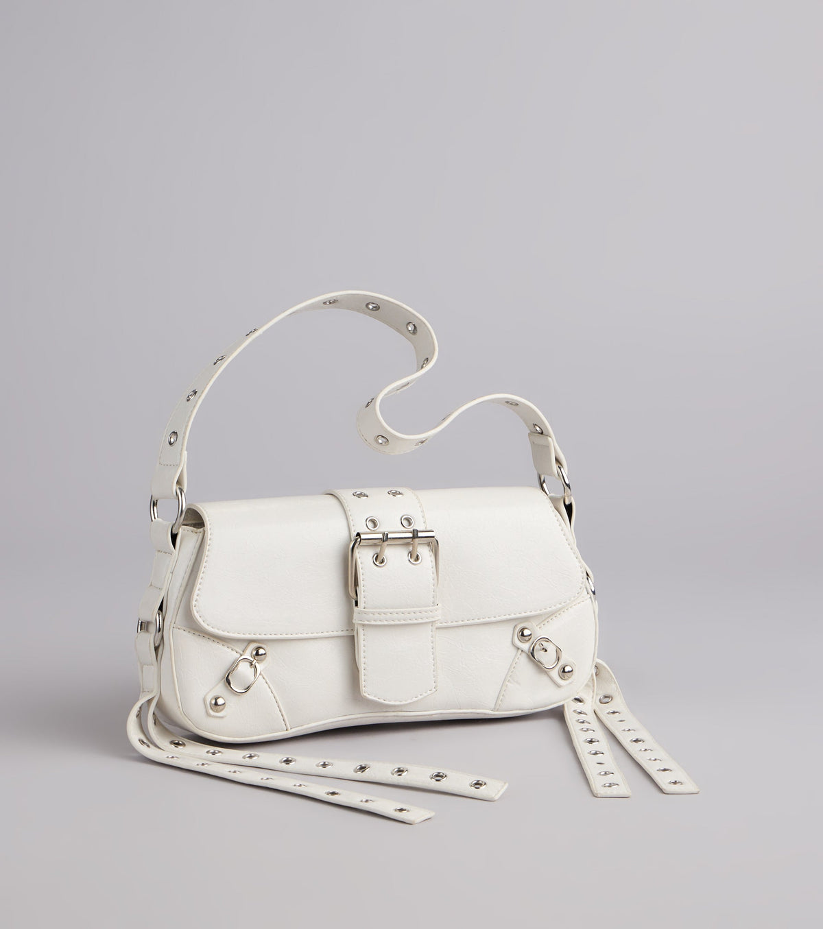 Tough Love Buckle Shoulder Bag