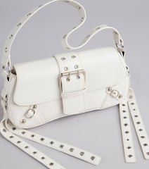 Tough Love Buckle Shoulder Bag