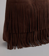 Fringe Benefits Fringe Tote Bag With Pouch