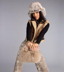 Cloud Nine Faux Fur Bag
