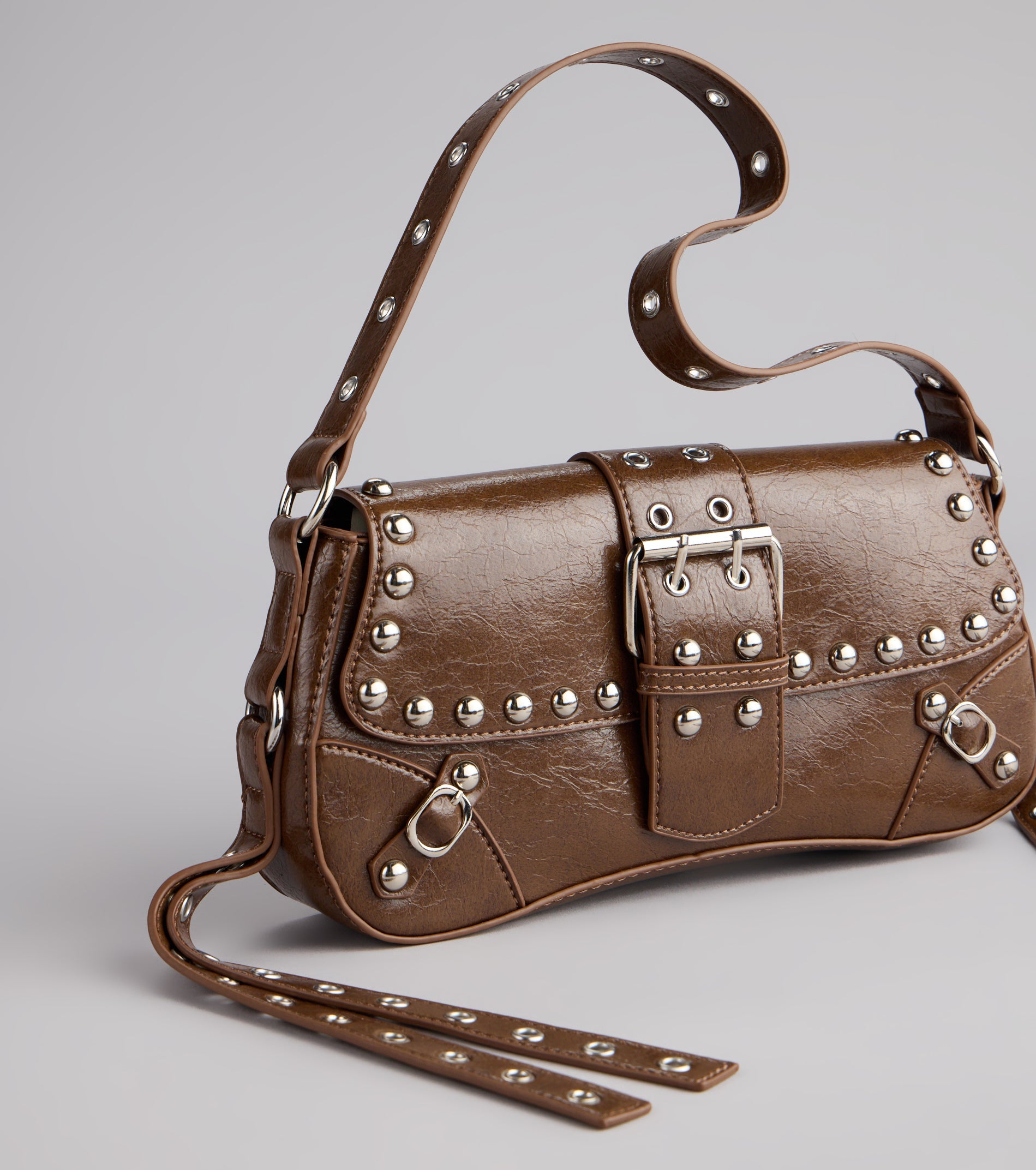 Street Icon Buckle Shoulder Bag