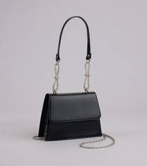 Quiet Glamour Rhinestone Bow Mini Bag