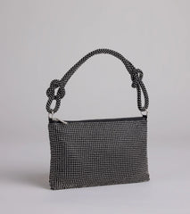 Glow Up Tonight Rhinestone Shoulder Bag