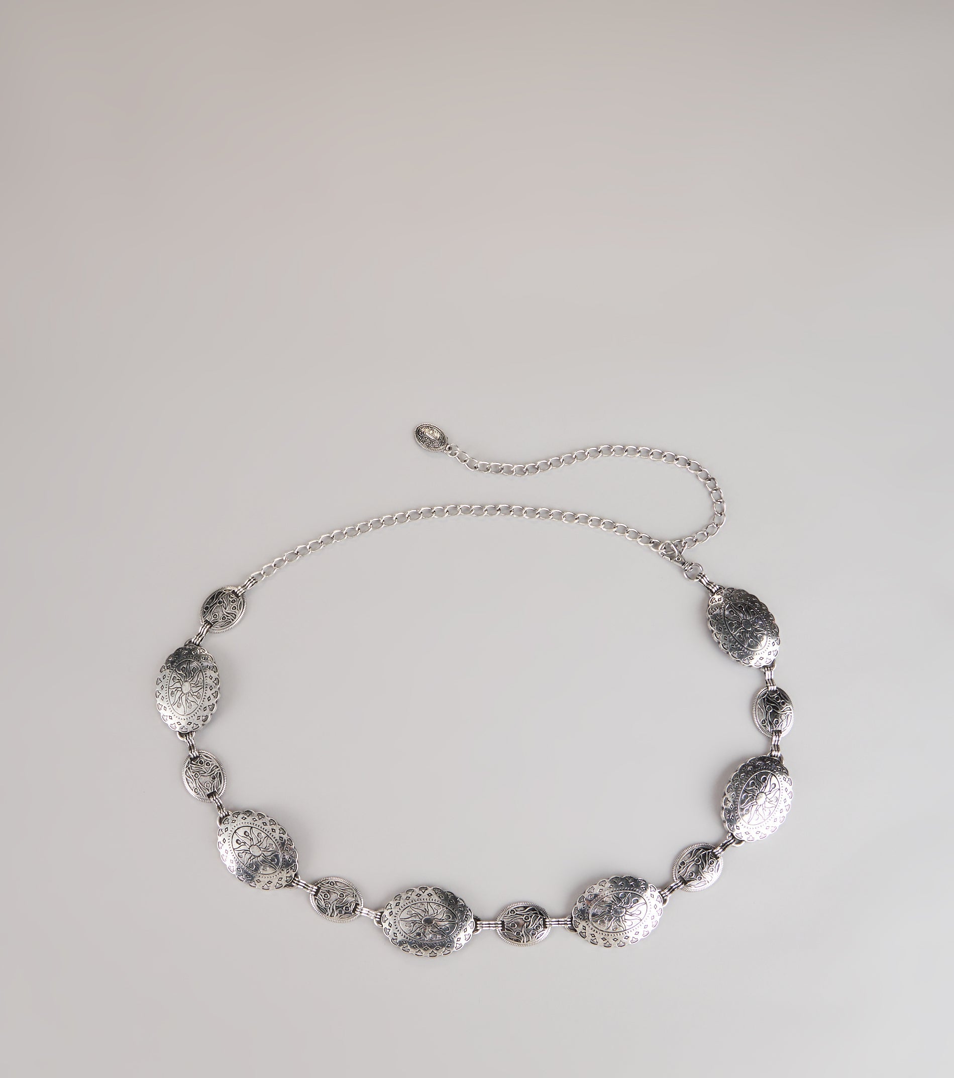 Gilded Elegance Medallion Chain Belt