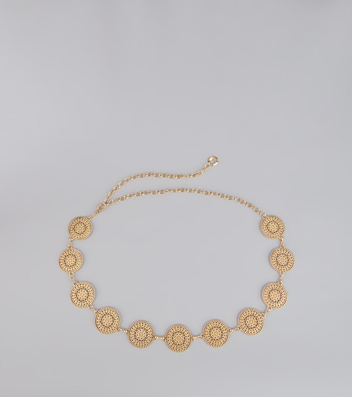 Linked in Luxe Filigree Chain Belt