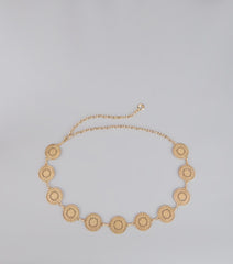 Linked in Luxe Filigree Chain Belt