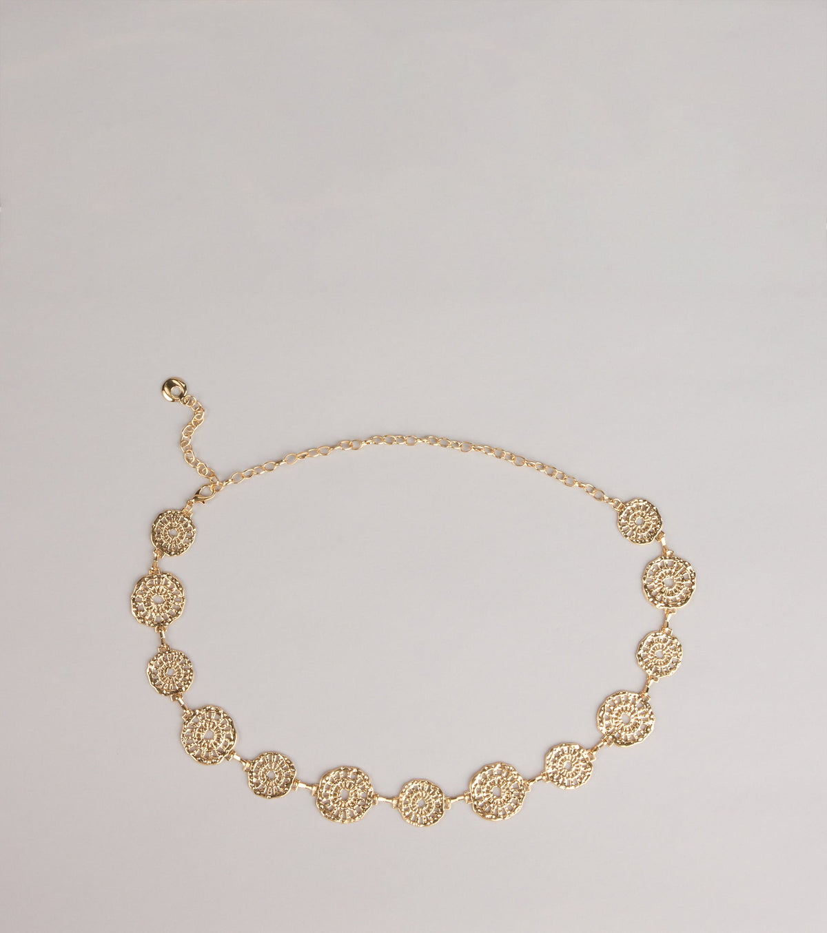 Linked in Shine Disc Chain Belt